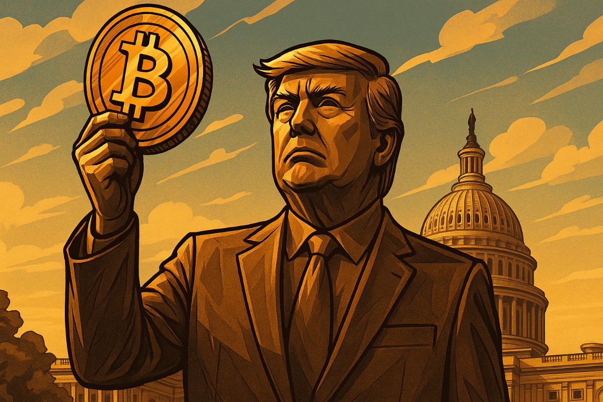 Una estatua de Trump con un Bitcoin se erigió en Washington -  CriptoTendencia