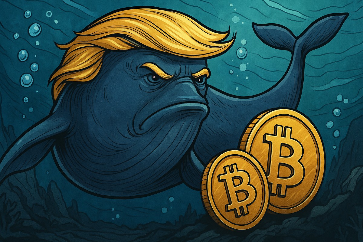 La «ballena de Trump» reforzó su posición bajista con 200 BTC adicionales