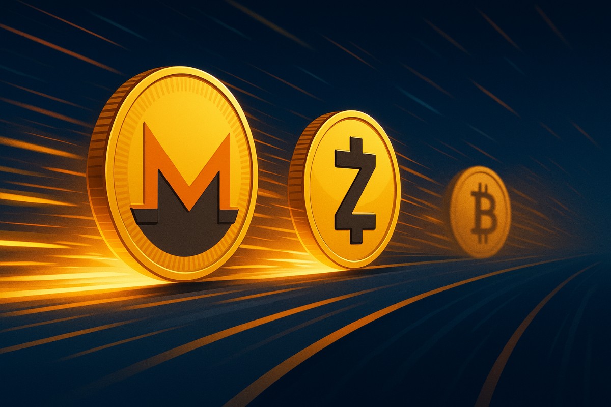 Monero y Zcash dejan atrás a Bitcoin en 2025: el renacer silencioso de las monedas de privacidad