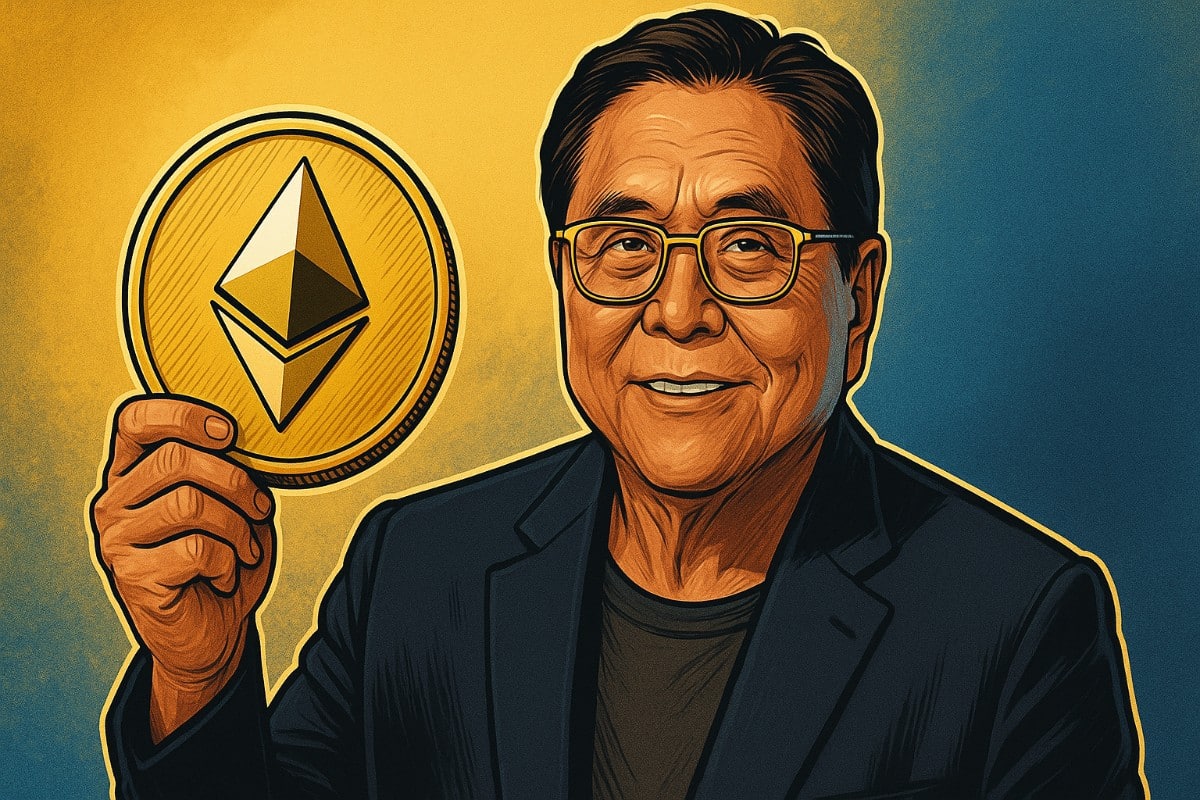 Kiyosaki da un giro: ahora apuesta también por Ethereum junto a Bitcoin, oro y plata