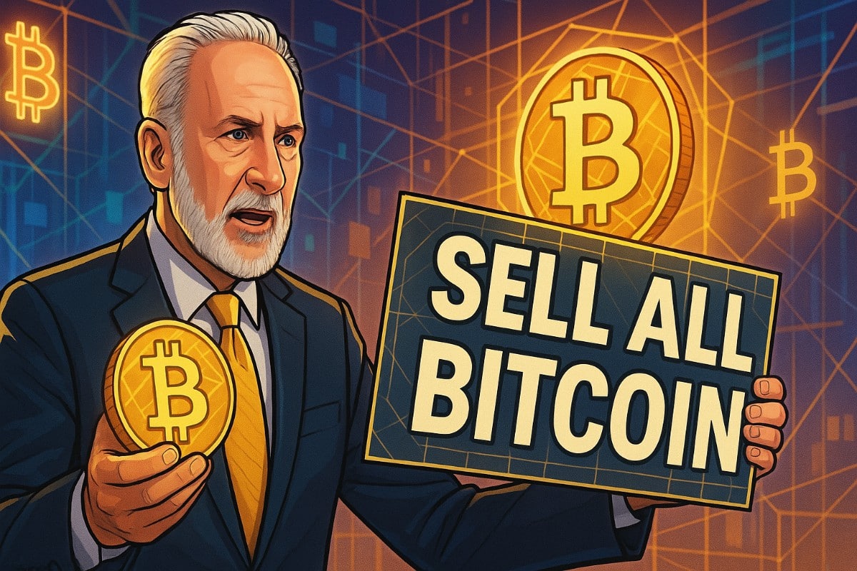 Bitcoin a $100.000, la oportunidad perfecta para… venderlo todo, según Peter Schiff
