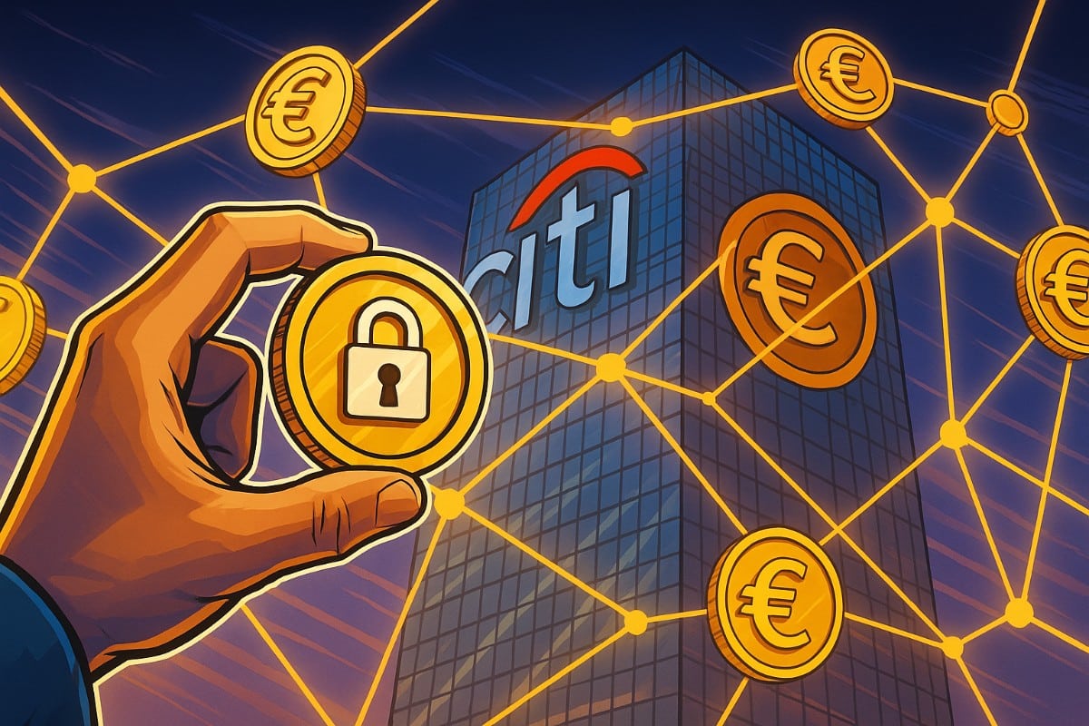 Citi amplía su red de pagos tokenizados con integración en euros y operaciones 24/7