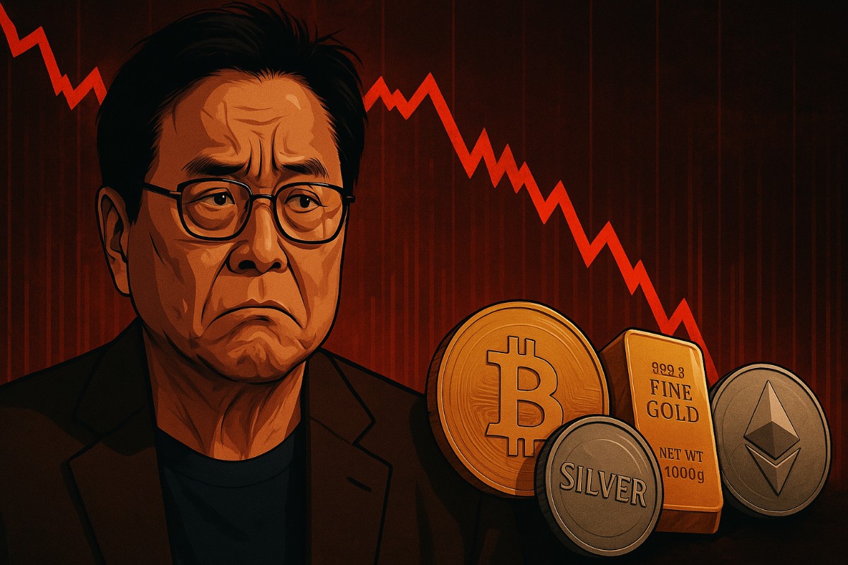 Kiyosaki advierte: comienza un crash masivo y solo Bitcoin, Ethereum, oro y  plata te protegerán - CriptoTendencia
