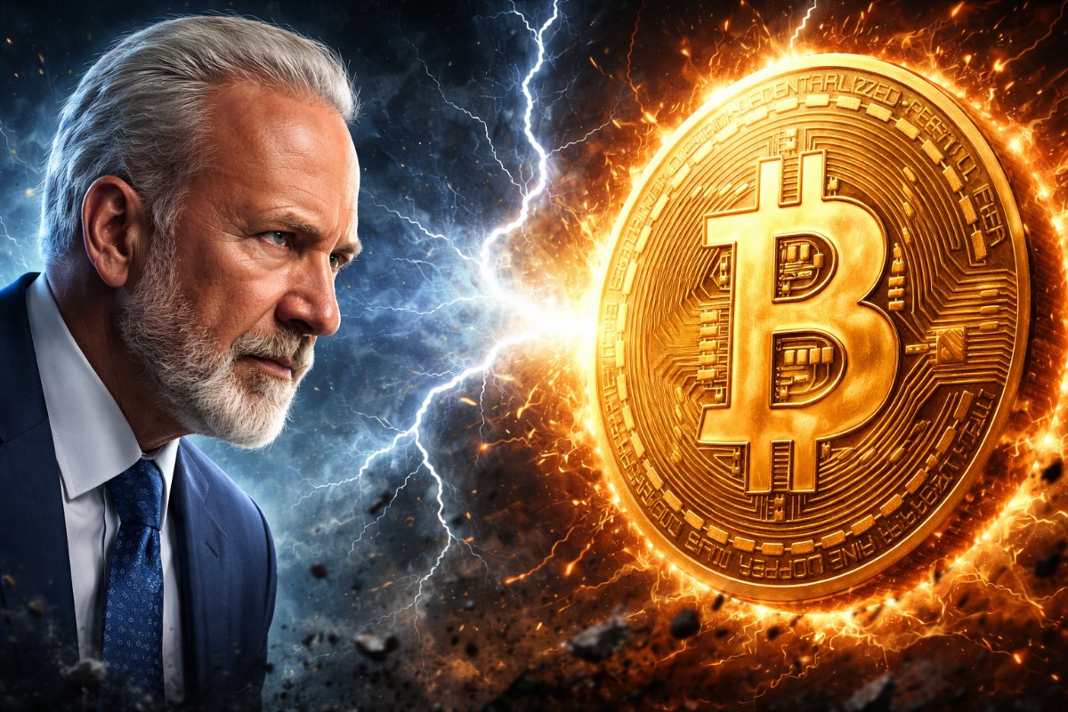 Peter Schiff asegura que el precio de Bitcoin se moverá con la misma intensidad de la plata, pero a la inversa