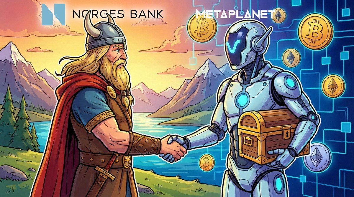 Norges Bank apoya a la firma de tesorería cripto Metaplanet