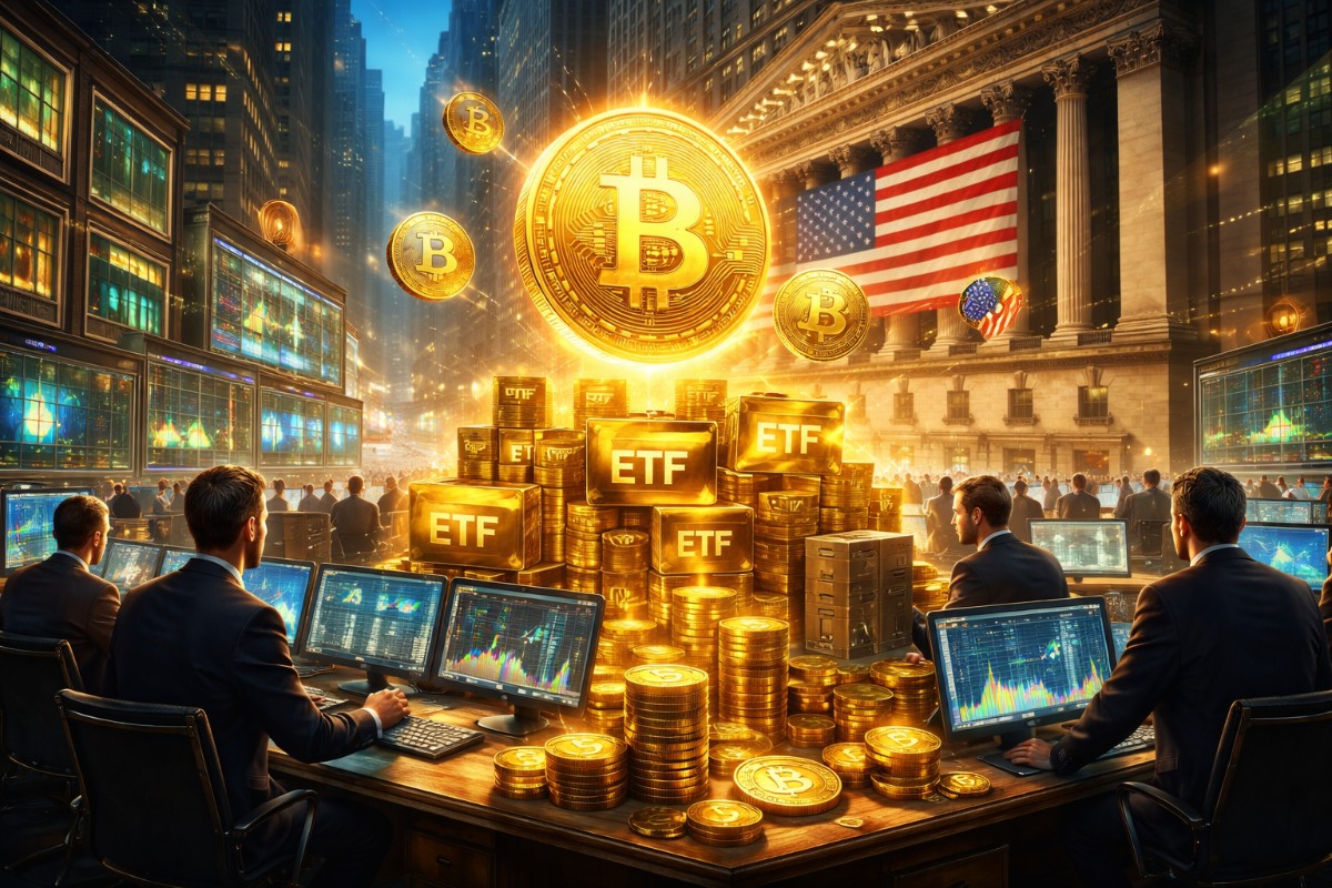 Wall Street continúa con las gigantescas compras de criptomonedas por medio de ETF