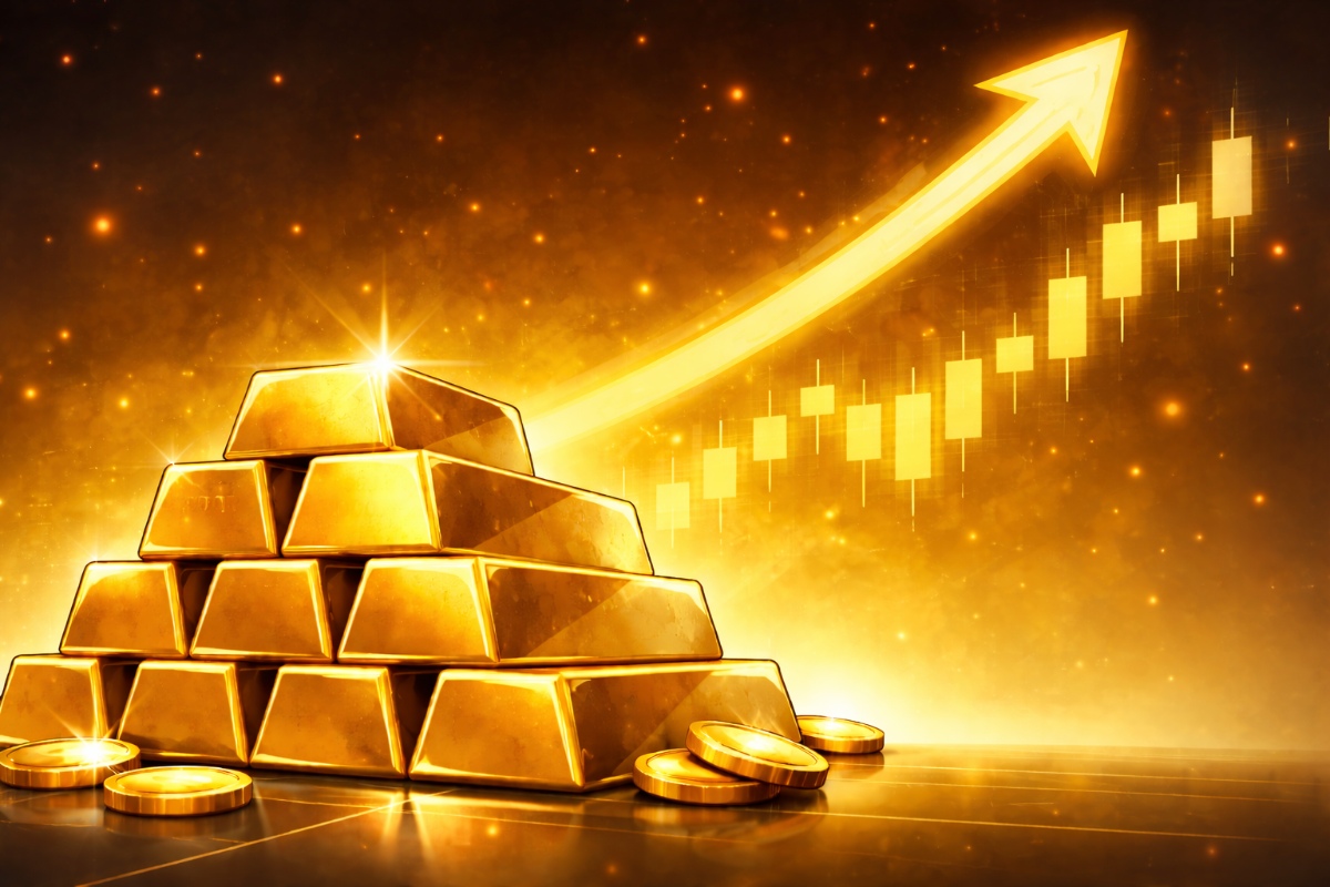 El precio del oro supera la barrera de los $4.900 mientras se extiende el rally de los metales