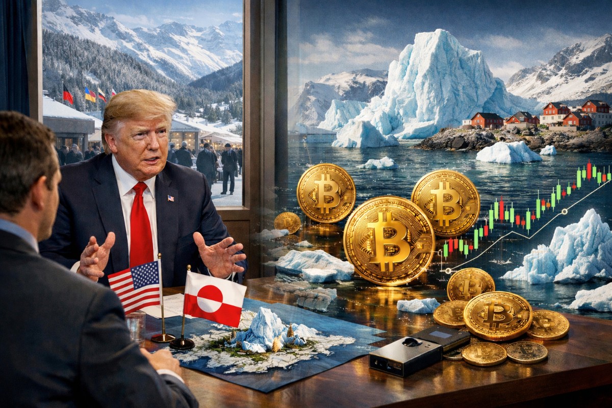 Trump confirma negociaciones en Davos sobre el caso Groenlandia, ¿cómo afecta esto a las criptomonedas?