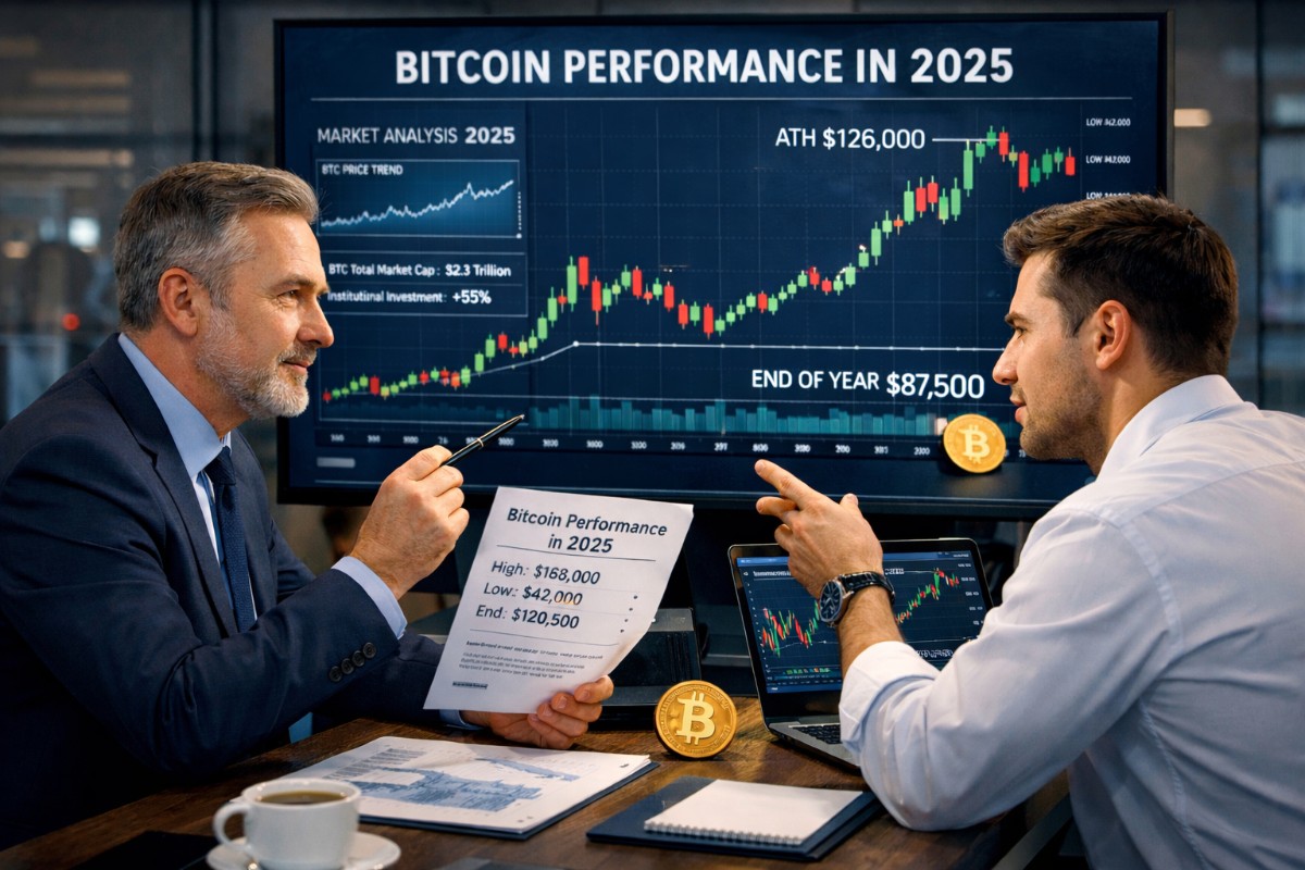 2025 fue para las criptomonedas una montaña rusa, según Santiment