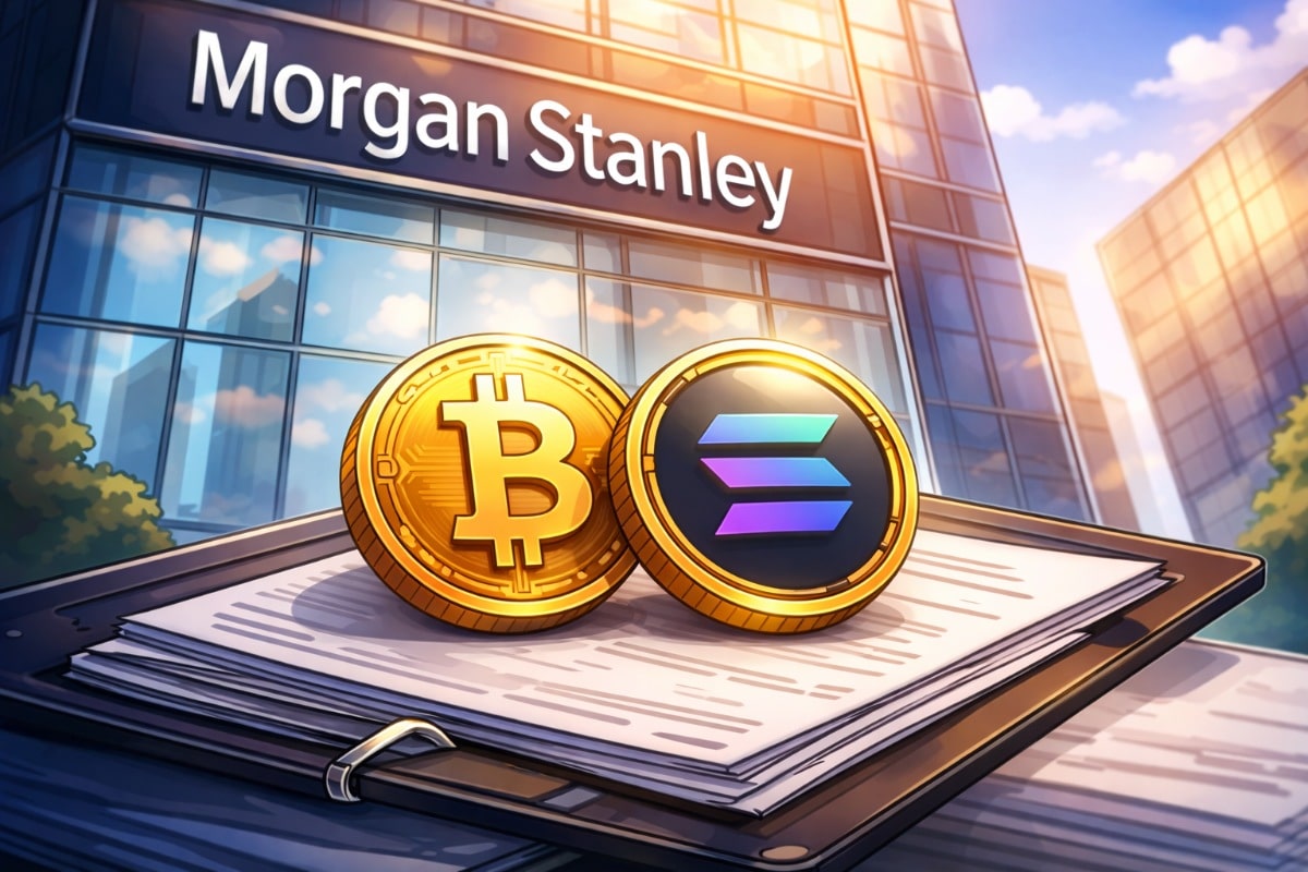Morgan Stanley aplica por ETF de Bitcoin y Solana ante la SEC