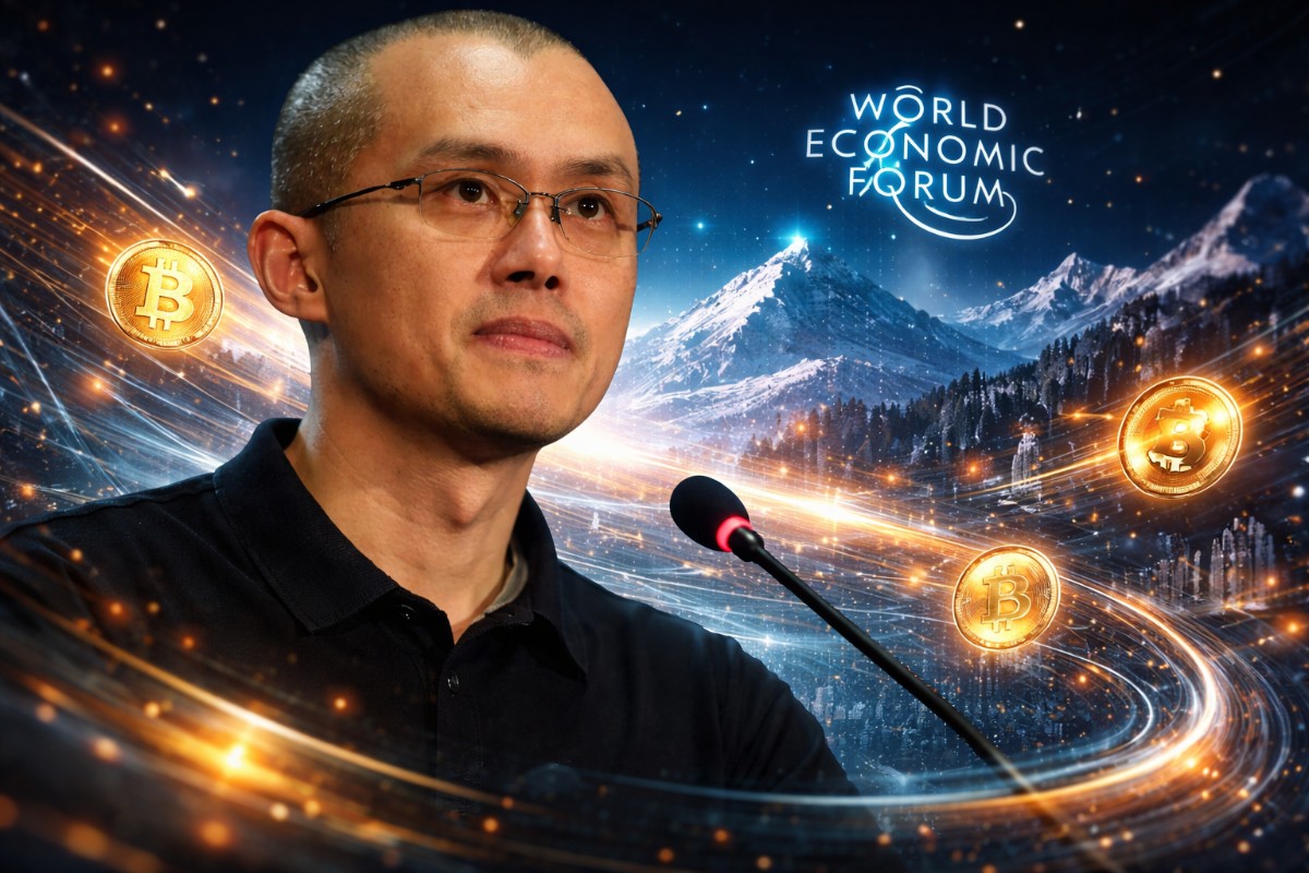 CZ en Davos 2026: pagos cripto, monedas meme y por qué la regulación global sigue lejos