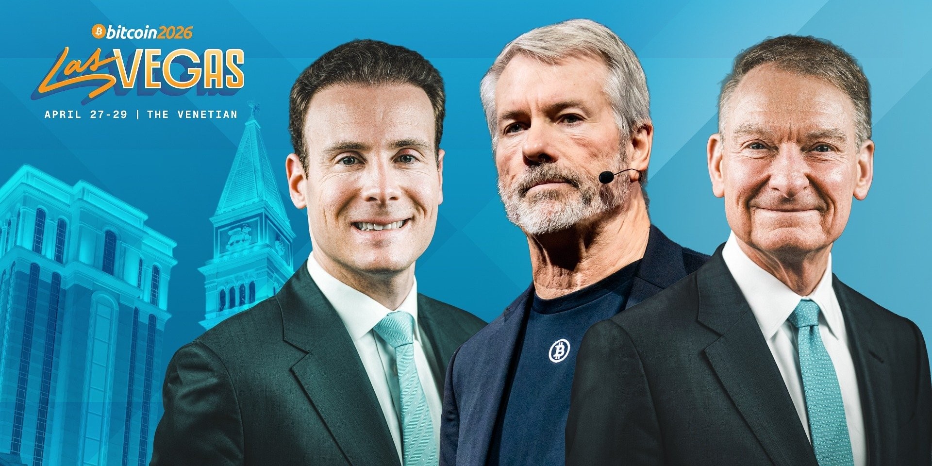 Bitcoin 2026 confirma a Michael Saylor y a los principales reguladores de EE. UU. como primeros speakers